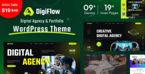 Download DigiFlow - Digital Agency WordPress Theme GPL WordPress Plugin