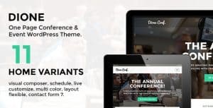 Download Dione – Conference & Event WordPress Theme GPL WordPress Plugin