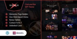 Download Domex - Night Club WordPress Theme