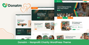 Download Donatm - Nonprofit Charity WordPress Theme