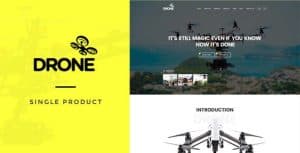 Download Drone - Single Product WordPress Theme