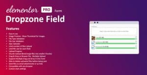 Download Dropzone Field For Elementor Form GPL WordPress Plugin