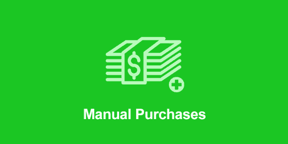 Download Easy Digital Downloads - Manual Purchases