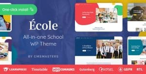 Download Ecole - Education & School WordPress Theme