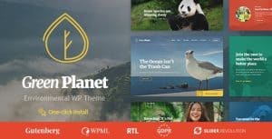 Download Ecology & Environment WordPress Theme - Green Planet