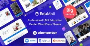 Download EduMall - Professional LMS Education Center WordPress Theme