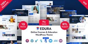 Download Edura - Online Courses & Education WordPress Theme