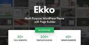 Download Ekko - Multi-Purpose WordPress Theme with Page Builder