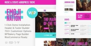 Download EmojiNation | Night Club & Concert Event WordPress Theme