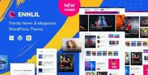 Download Ennlil - Modern Magazine WordPress Theme + WooCommerce