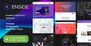 Download Enside - Multipurpose Onepage Landing Page WordPress Theme