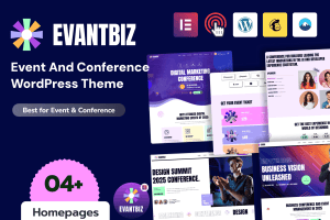 Download Evantbiz - Conference & Events WordPress Theme GPL WordPress Plugin