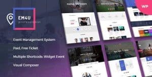 Download Event Management WordPress Theme for Booking Tickets - EM4U