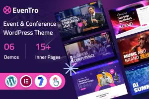 Download EvenTro - Event & Conference WordPress Theme GPL WordPress Plugin
