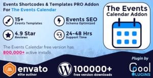 Download Events Shortcodes & Templates Pro Addon For The Events Calendar