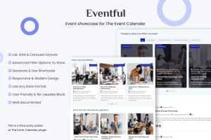 Download Events Showcase For The Events Calendar GPL WordPress Plugin