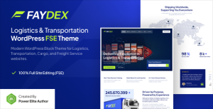 Download Faydex – Logistics and Transportation Gutenverse FSE WordPress Block Theme GPL WordPress Plugin