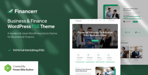 Financerr – Business & Finance FSE WordPress Theme