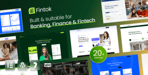 Download Fintok - Banking Finance & Fintech WordPress Theme