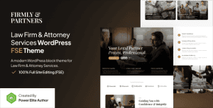 Download Firmly - Lawyer & Attorney FSE WordPress Theme
