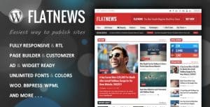 Download FlatNews - Responsive Magazine WordPress Theme