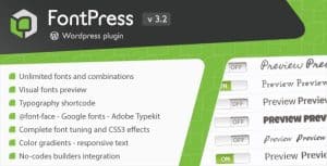 Download FontPress - Wordpress Font Manager