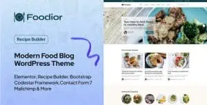 Download Foodior - Personal Food Blog WordPress Theme