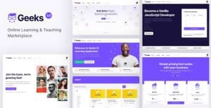 Download Geeks - Online Learning Marketplace WordPress Theme