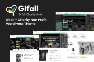 Download Gifall - Charity Non Profit WordPress Theme GPL WordPress Plugin