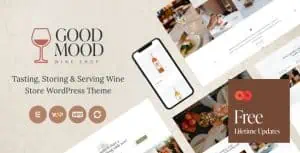 Download Good Mood - Wine Shop WordPress Theme