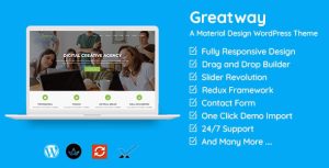 Download Greatway - Material Design WordPress Theme