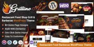 Download Grillino - Grill & Restaurant Shop WordPress Theme