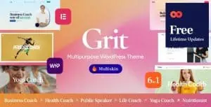 Download Grit - Coaching & Online Courses Multiskin WordPress Theme