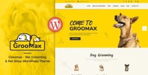 Download Groomax - Pet Grooming & Shop WordPress Theme