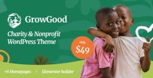 Download GrowGood - Charity & Nonprofit WordPress Theme GPL WordPress Plugin