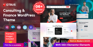 GTBUS - Business Consulting WordPress Theme