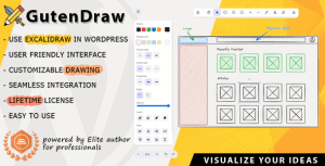 Download GutenDraw - Visualize Ideas with Excalidraw GPL WordPress Plugin