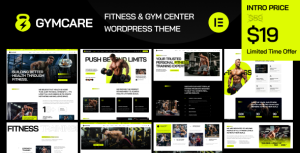 Download Gymcare - Fitness and Gym WordPress Theme GPL WordPress Plugin