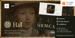 Download Hall - Museum and Art Gallery WordPress Theme