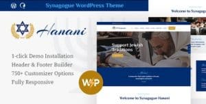 Download Hanani | Jewish Community & Synagogue WordPress Theme + RTL