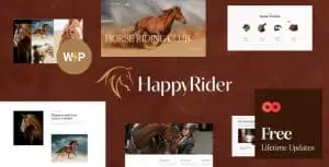 Download Happy Rider - Horse School & Equestrian Center WordPress Theme