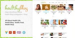 Download Healthy Living - Blog with Online Store WordPress Theme