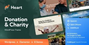 Heart - Donation & Non-Profit Charity WordPress Theme