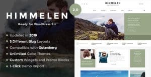 Download Himmelen - Personal Minimal WordPress Blog Theme