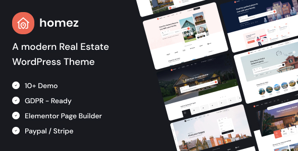 Download Homez – Real Estate WordPress Theme GPL WordPress Plugin