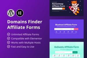 Download Hosting Domains Finder (Affiliate Forms) GPL WordPress Plugin