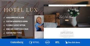 Download Hotel Lux - Resort & SPA WordPress Theme