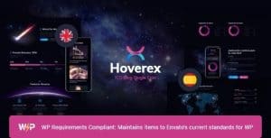 Download Hoverex | Cryptocurrency & ICO WordPress Theme + Spanish