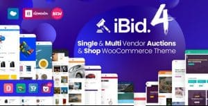 Download iBid - Multi Vendor Auctions WooCommerce Theme