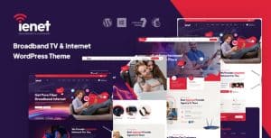 Download Ienet - Broadband TV & Internet WordPress Theme
